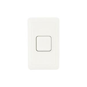 【受注品】神保電器 BW-PS-3LW-2-PW 防雨形押ボタン片切・3路両用スイッチ ポーチ灯印刷...