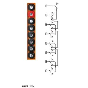 【受注生産品】パトライト （旧春日電機） COB84-A23 ホイスト用押ボタン開閉器 ユニット固定...