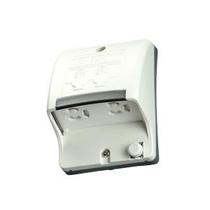 東芝ライテック DC1092E(W) アースターミナル付 接地防水ダブルコンセント