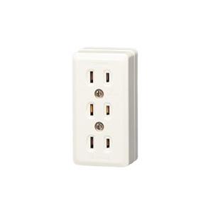 東芝ライテック DC1133(W) 角形トリプルコンセント