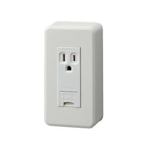 東芝ライテック DC1181E(WW) 露出アースターミナル付 接地コンセント