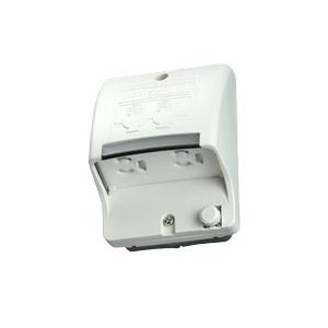 東芝ライテック DC1392E(W) アースターミナル付 接地防水ダブルコンセント（露出ボックス対応...