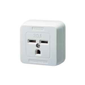 東芝ライテック DC2102EW 2P接地付30A露出コンセント