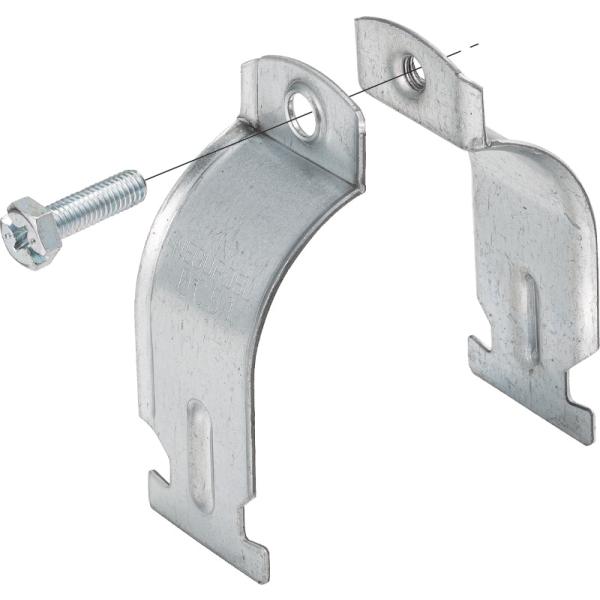 ネグロス DC75DC70 電線管支持金具 ダクタークリップ 1袋(10個入り) 溶融亜鉛メッキ銅板