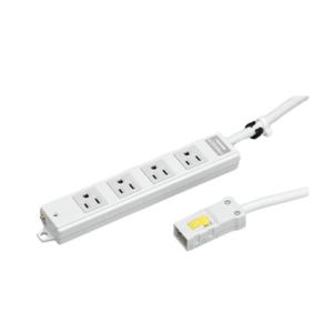 東芝ライテック DC8114EN-5 ハーネス用OAタップ4コ口 ケーブル長5m DC8114EN5