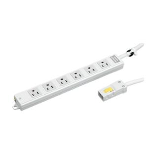 東芝ライテック DC8116EN-5 ハーネス用OAタップ6コ口 ケーブル長5m DC8116EN5