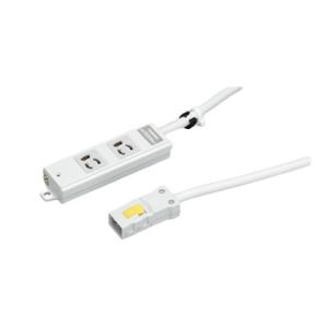 東芝ライテック DC8122EN-3 ハーネス用OAタップ2コ口 抜け止め形 ケーブル長3m DC8...