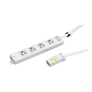 東芝ライテック DC8124EN-5 ハーネス用OAタップ4コ口 抜け止め形 ケーブル長5m DC8...