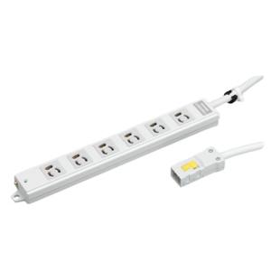 東芝ライテック DC8126EN-3 ハーネス用OAタップ6コ口 抜け止め ケーブル長3m DC81...