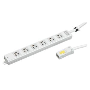 東芝ライテック DC8126EN-5 ハーネス用OAタップ6コ口 抜け止め ケーブル長5m DC81...