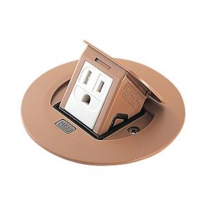 パナソニック DU1102AK 住宅用F型アップコン丸型 1コ口アース付 バーチ 2P 15A 12...