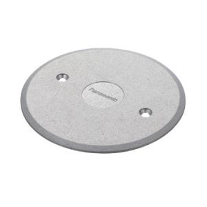 パナソニック DUK7024 フロアプレートシルバー丸型（固定型89mmプレーンタイプ）