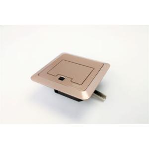 寺田電機 EEM10000M020 コンセントボックス　ボックス+角型プレート（シャンパンゴールド）