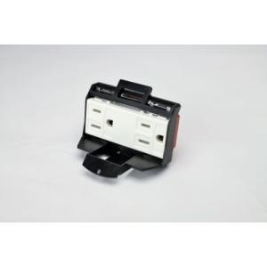 【受注品】寺田電機 EEM90005 器具ブロック（接地2P 15A 125V 2連×1）