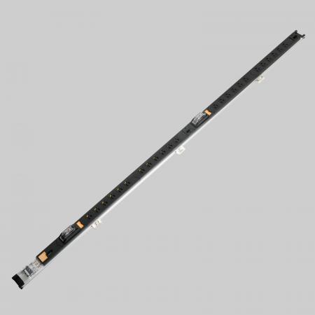 【受注品】アメリカン電機 HA7241 抜止形 コンセントバー24ケ口 15Aブレーカ×2ケ付