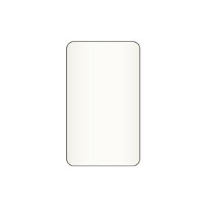 神保電器 HBP-0U PW ホームエレガンスプレート １連用 ブランク用取付枠付