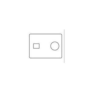 神保電器 HBP-1+0+808U PW ホームエレガンスプレート ３連用