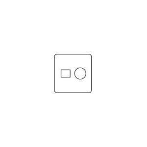 神保電器 HBP-1+804U PW ホームエレガンスプレート 2連用