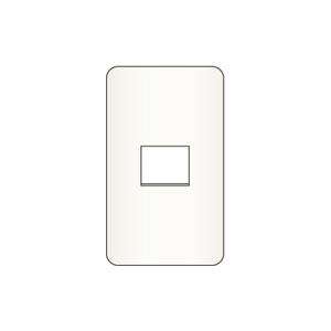 神保電器 HBP-1U PW ホームエレガンスプレート １連用