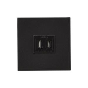 【受注品】神保電器 HTL-1508 HTL 扉付コンセントセット ソフトブラック