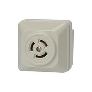 神保電器 JE-1232 引掛露出接地コンセント 2極接地極付 15A 125V