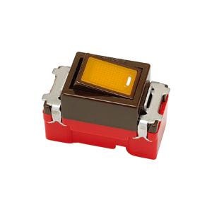 【受注品】神保電器 JEC-BN-1GR-C ガイド用埋込オーロラスイッチ 片切 チョコレート色 表...