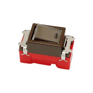 【受注品】神保電器 JEC-BN-1M-C 埋込マークスイッチ 片切 チョコレート色