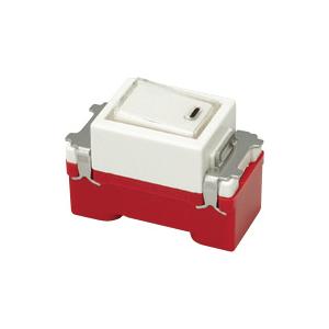 神保電器 JEC-BN-2M-PW ニューマイルドビーシリーズ 埋込マークスイッチ 両切