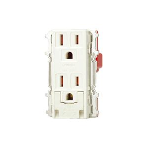 神保電器 JEC-BN-55GEK-PW ニューマイルドビーシリーズ アースターミナル付接地ダブルコ...