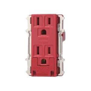 【受注品】神保電器 JEC-BN-55GEK-R アースターミナル付接地コンセント ダブル