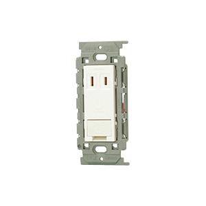 神保電器 JEC-BN-5EV-PW ニューマイルドビーシリーズ アースターミナル付シングルコンセン...