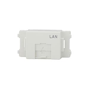 神保電器 JEC-BN-LW5EL-PW 埋込モジュラジャック8極8心 Cat5e LAN印刷入り【...