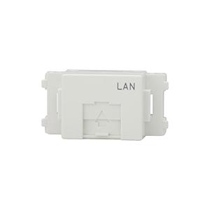 神保電器 JEC-BN-LW6AL-PW LAN用Cat6A対応 埋込モジュラジャック 8極8心用 ...