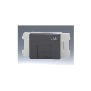 神保電器 JEC-BN-LW6L-SB 埋込モジュラジャック8極8心 Cat6 LAN印刷入り【JE...