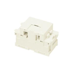 神保電器 JEC-BN-WUJ2-PW 電話用埋込モジュラージャック ６極２心用