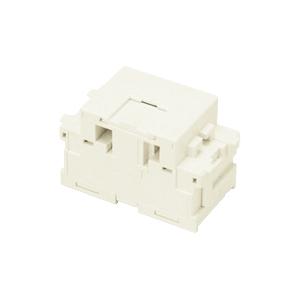 神保電器 JEC-BN-WUJ4-PW 埋込モジュラジャック6極4心【JECBNWUJ4PW】  J...