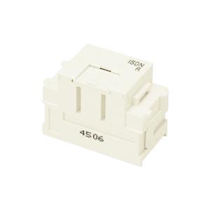 【受注品】神保電器 JEC-BN-WUK8R-PW ISDN用埋込モジュラージャック 終端抵抗形 ８...