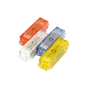 神保電器 JJ-1-4C ジョインター 1P4端子 （クリアー）