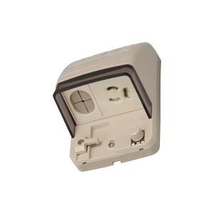 神保電器 JW-B-9GCE アースターミナル付防雨形入線機能付抜止接地コンセント