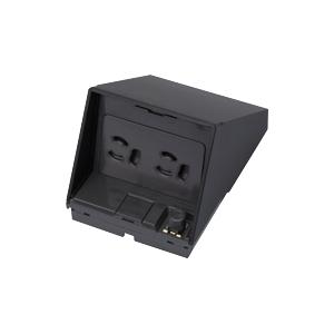 神保電器 JWN-9G9GE-BK アースターミナル付防雨形抜止接地ダブル