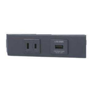 神保電器 KAG-2607 NKシリーズ コンセント＋USBコンセントセット ソフトブラック (SB...