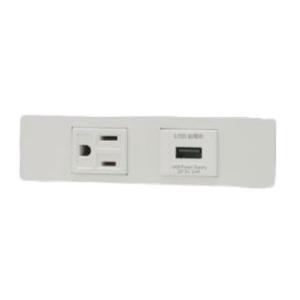 神保電器 KAG-2611 NKシリーズ 接地コンセント＋USBコンセントセット ピュアホワイト (...