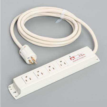 アメリカン電機 KC1030NF 平刃形 OAタップ4ケ口 コ-ドセット NF付