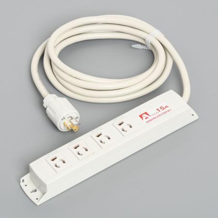 アメリカン電機 KC1135 抜止形 OAタップ4ケ口 コ-ドセット