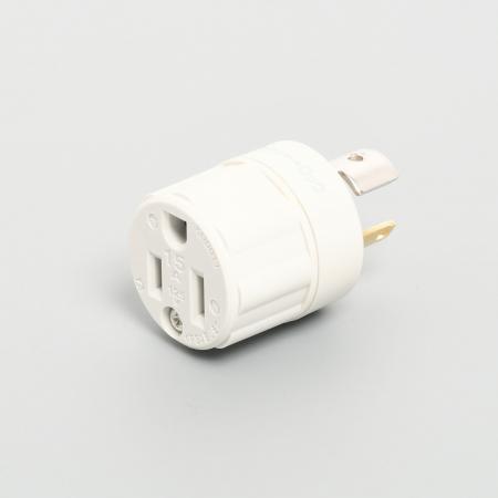 アメリカン電機 KD0011 アダプター 引掛形→平刃形 白