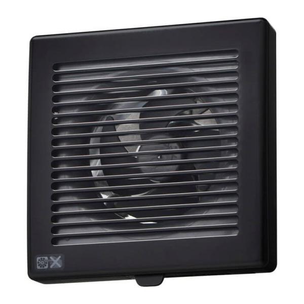 バクマ工業 KP-08D-BK 強制排気用 格子形 パイプ用ファン 速結端子 プロペラファン （風量...