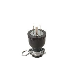 明工社 ME2538 接地ゴムプラグ 2P 15A 125V