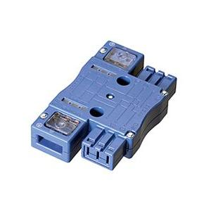 明工社 MJ2495 ハーネス用ジョイントボックス 2分岐（結線完了表示付）（標準色）青