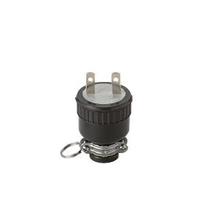 明工社 MP2544-N ゴムプラグ 2P 15A 250V 【MP2544N】