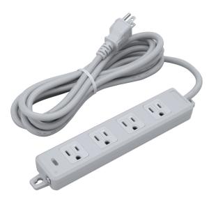 【明工社 MR7704NT5】 横形OA用接地タップ4個口5ｍ　10個 明工社 MR7704NT5 横形OA用接地タップ 4コ口 コード5m ハーネス